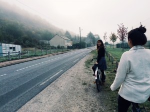 Biking to Giverny, Normandy
